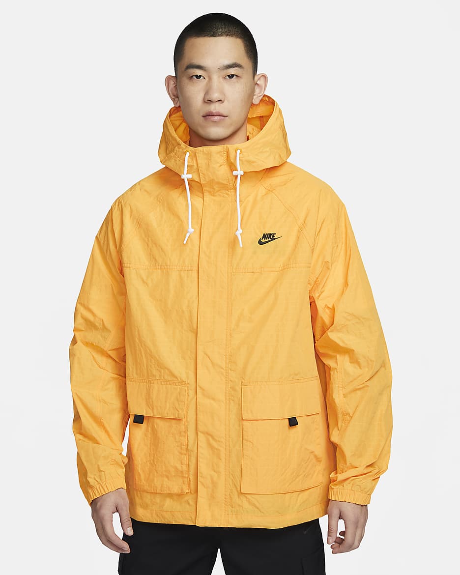 Gold nike windbreaker best sale